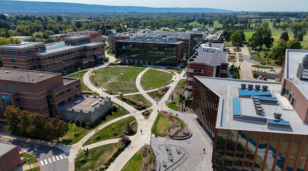 photo of west campus quad